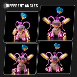 Nitemode LED Light Kit Compatible with Leg0 43257, Upgraded Angel Models Set Lighting Accessories,No Model(Sound Version)