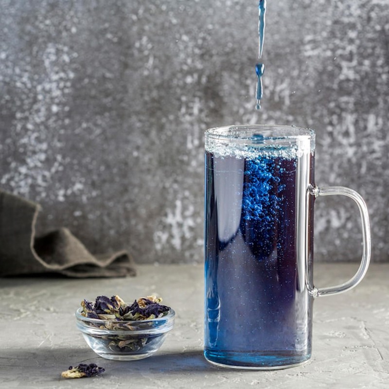 Herbal Magic's Pure & Natural Butterfly Pea Flower Powder, Blue