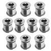 LT Easiyl 10 Pieces Chainring Bicycle Bolts Chainring Bolts Crank