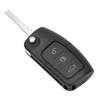 Black 3 Buttons Locking 433MHz Remote Car Control Key with