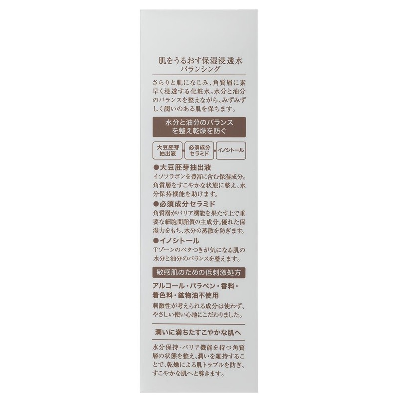Moisturizing penetrating water that moisturizes the skin balancing
