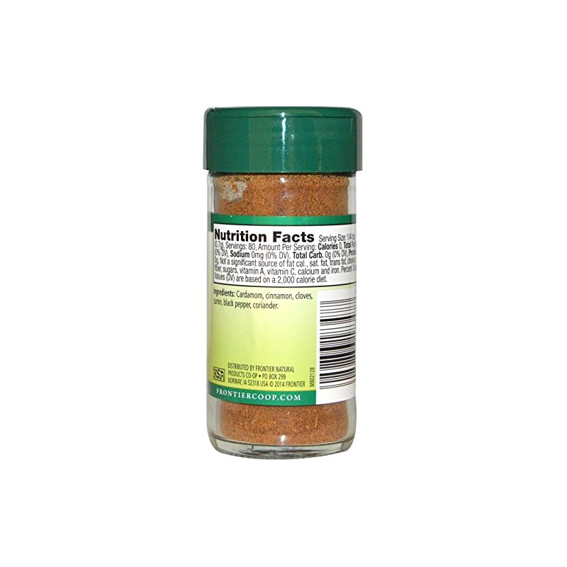 Frontier Bottled Garam Masala, 2 Ounce