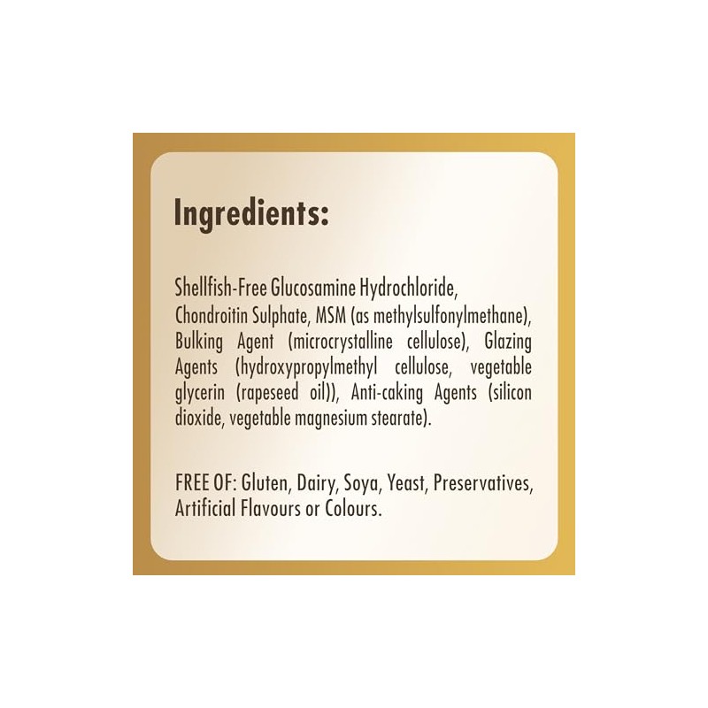 Solgar Glucosamine Chondroitin - 60 Tablets