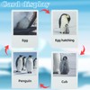 ONEST Mini Penguin Animals Set Penguin Circle Figurines Set Plastic