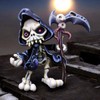 Articulated Grim Reaper Figurine – Gothic Horror Desk Collectible for