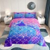 Erosebridal Mermaid Fish Scale Bedding Mermaid Tails for Girls Comforter
