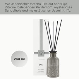 ipuro - Puristic ipuro thé epicé room fragrance - subtle room freshener with mysterious and invigorating fragrances - elegant air freshener in the home for a luxurious fragrance experience 240 ml