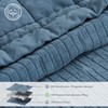 EVERGRACEHOME Stonewashed Cotton Quilt Set Queen Size, Ultra Soft Oversized