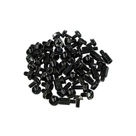 Phobya 75076 Computer Compartment, Screws and Nuts (Black, 60 Pieces)