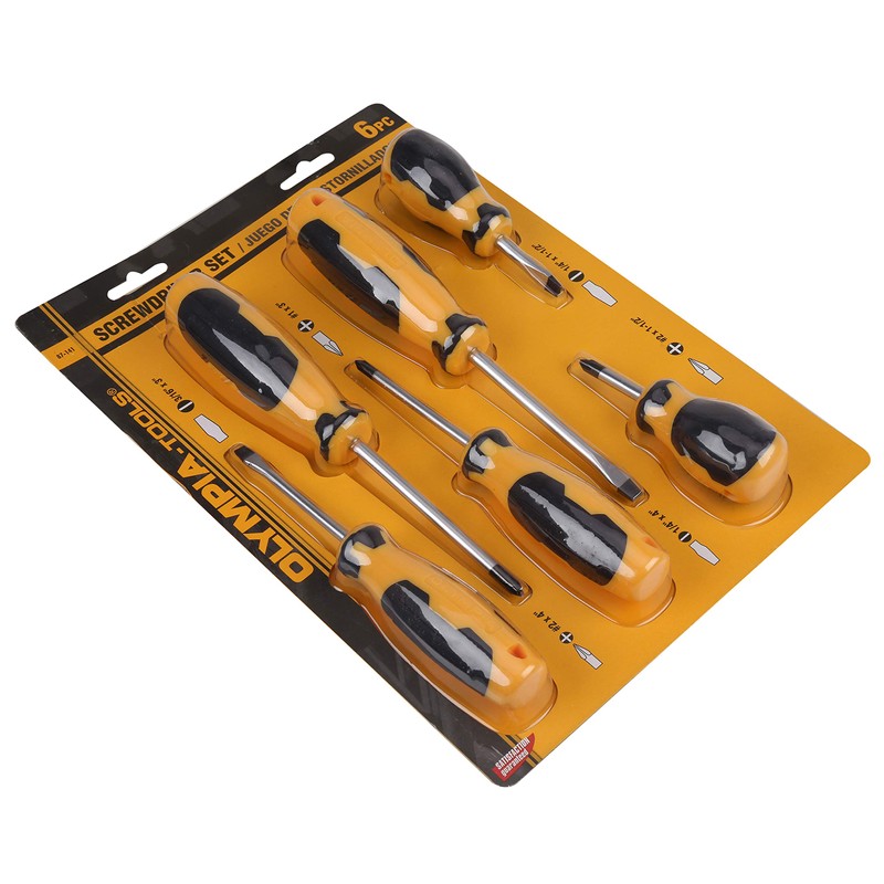 Olympia Tools 6 Pc Screwdriver Set, 87-141