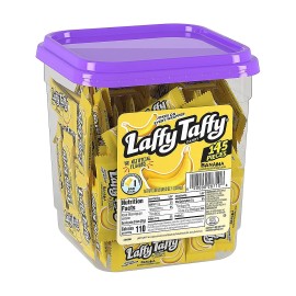 Laffy Taffy Candy, Banana Flavor, Individually Wrapped Candy (145 Piec