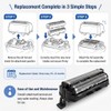 ES9013 Replacement Heads & Foil for Panasonic Arc 3 Shavers
