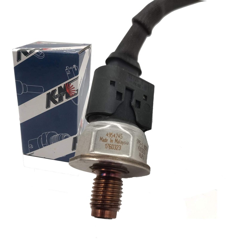 kmdiesel 4954245 with Plug Cable Diesel Fuel Rail Pressure Sensor