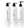 Alora 32oz Reusable Shampoo and Conditioner Bottles - Set of