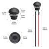 TNSLAND 12 mm Switch Momentary Push Button Mini Momentary Push