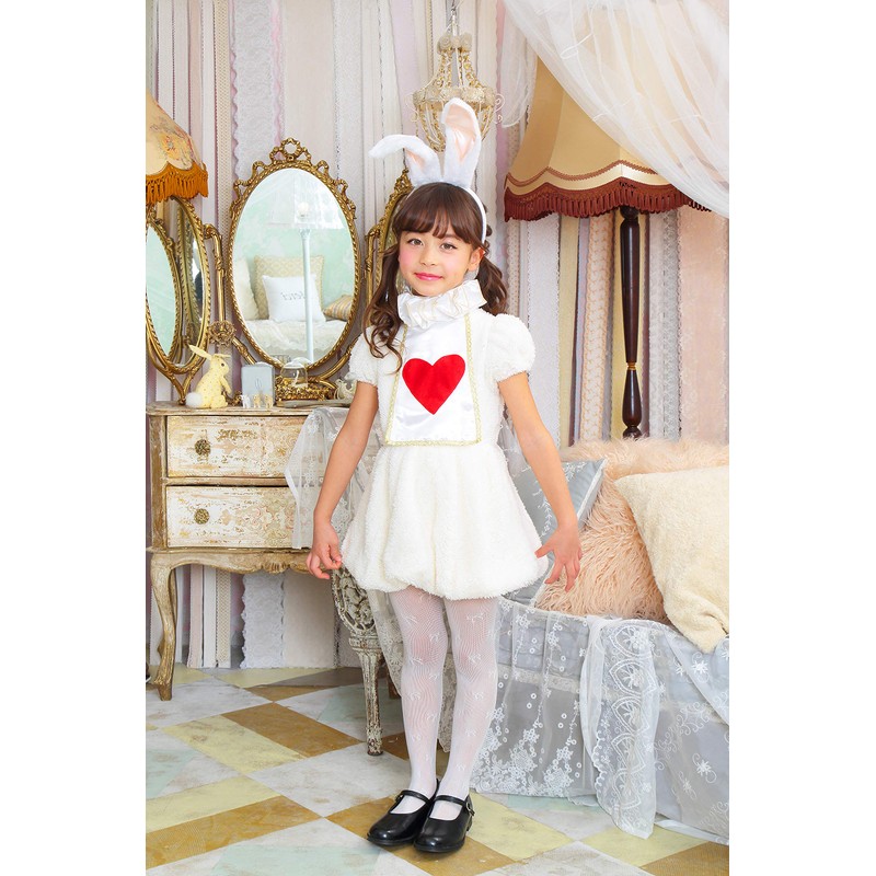 Party City Wonderland Rabbit Girl Costume, Cosplay, Kids, 39.4 inches
