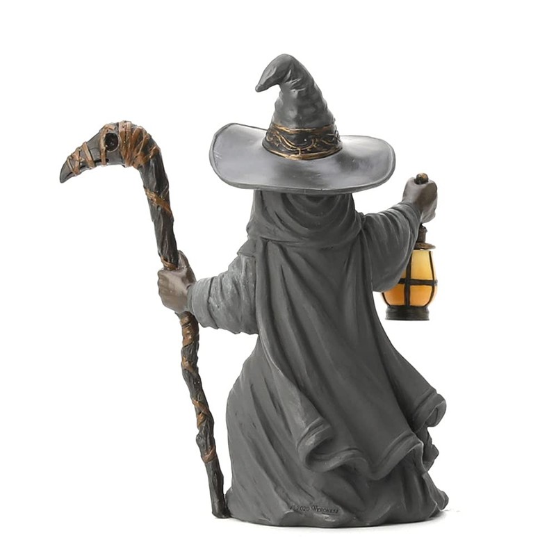 Hand Painted Plague Wizard Miasma Doctor Statue 5.5 Inches Tall