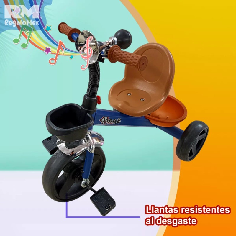 Rm Regalomex Triciclo Para Niños De 2-4 Años, Canastas Y
