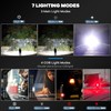 AURASEASON Flashlights High Lumens Rechargeable 2 Pack, 90,000 Lumens Super
