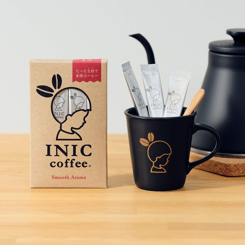 INIC Coffee Smooth Aroma Sachet, 12 Sachets, Classic Regular Blend,