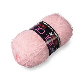 Kuku 100 [100grs] by TAMM - Soft Yarn for Baby Clothes and Warm Blankets - Color Pink 7933