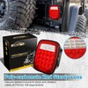 Partsam Pair 38 LED Universal Tail Brake Turn Stop License
