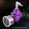 Fuel Pressure Regulator, Universal Aluminum Car 160psi Adjustable 1: 1