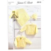 James Brett Double Knitting Pattern Baby Round or V Neck