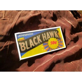 BLACK HAWK JENNINGS REPRO GLASS JENNINGS BLACK HAWK 50c TOP MARQUEE REPRO