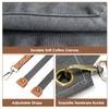 BOOWEN Unisex Apron Cotton Canvas Aprons with 3 Pockets Adjustable