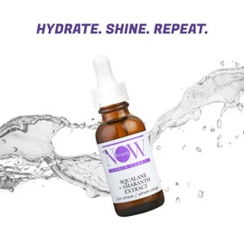 NOW BEAUTY Squalane & Amaranth Extract Face Serum – Pore Minimizer for face – Skin Brightening Face Oil - Anti-Aging & Hydrating Skincare– Travel Size - Sulfate & Paraben Free – For Men & Women - 1 oz