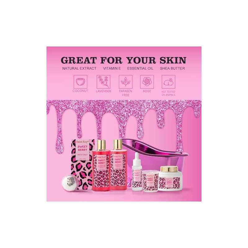 Cesta de regalo de spa para el hogar para mujeres