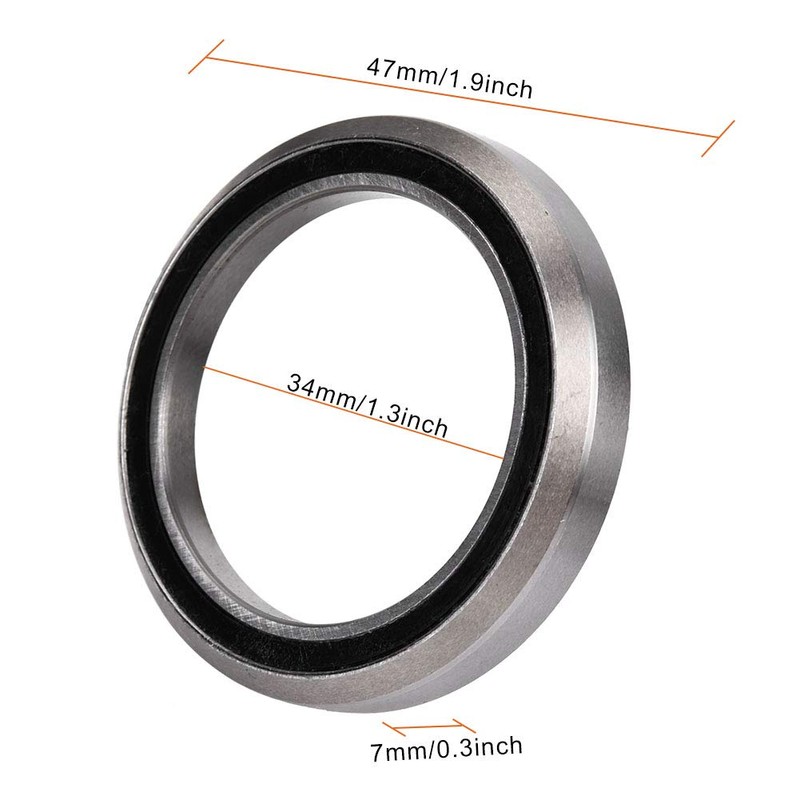 Annadue Bicycle Headset Bearing Steel Ring Bicycle Headset Steering Shaft