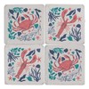 Gisela Graham Nautical Design Resin Drinks Coasters, set of 4 (CRAB & LOBSTER)