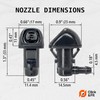 Click&Fit Two Windshield Washer Nozzles compatible with Honda Pilot 2009-2015