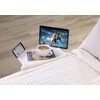 Carlo Milano Bedside Tray: Set of 2 Folding Bed Shelves,