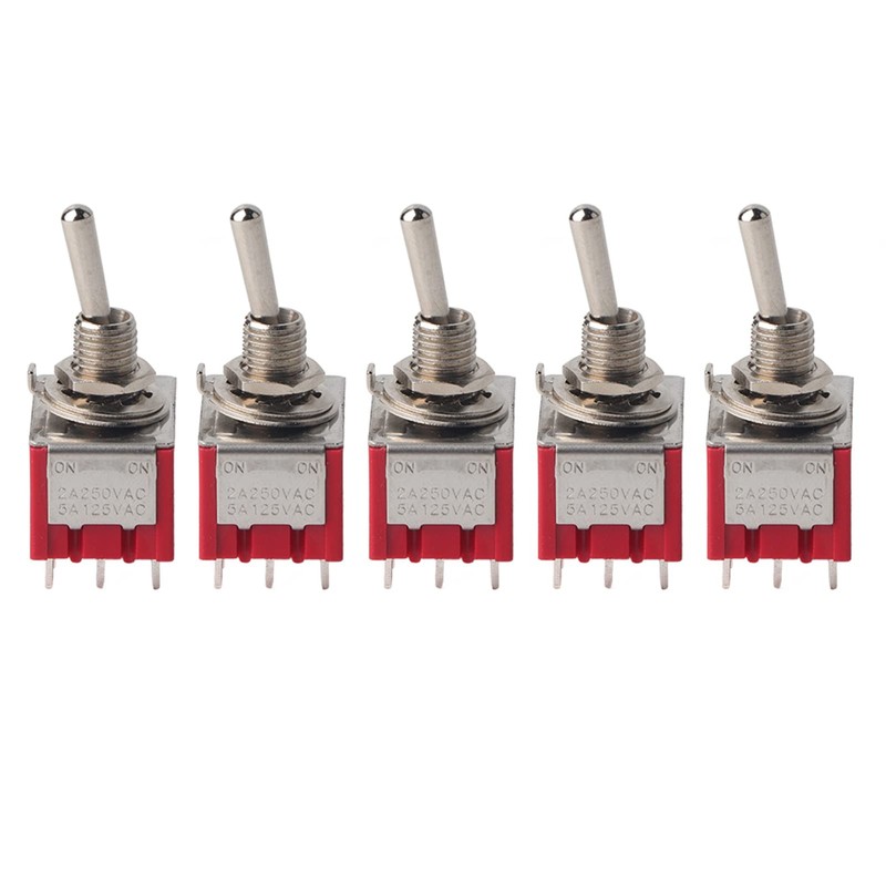 5Pcs Onon 2 Position Toggle, Tornillos Esp32 Switch 3Pdt 9
