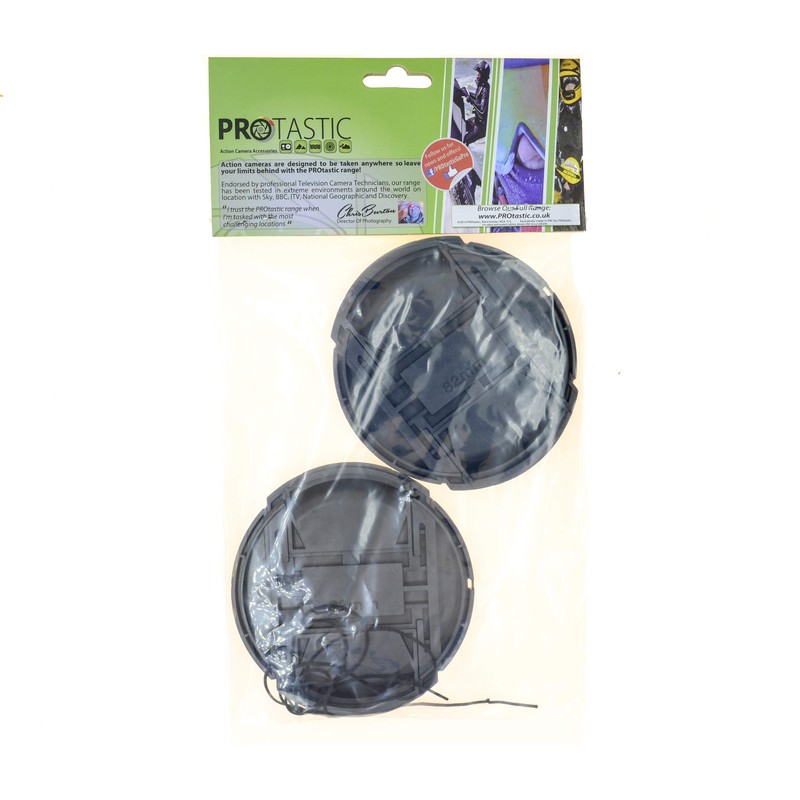 PROtastic® 77mm Lens Caps (Pack Of 2) - Spring Loaded