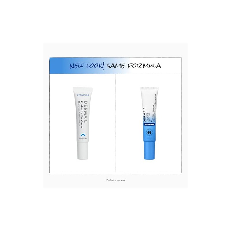 Derma E Crema para ojos con Pycnogenol y ácido hialurónico