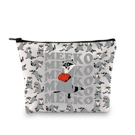JYTAPP Meeko Racoon Cosmetic Bag Indian Pocahontas Princess Animal Friends Zipper Pouch Gift Meeko Fans Merchandise