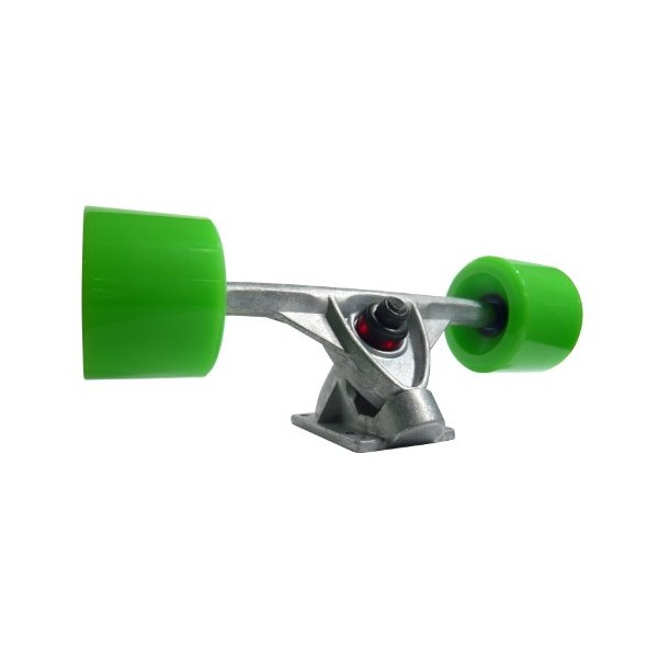 Yocaher Graphic Series Complete Drop Through Skateboards Longboard w/Black Widow Premium 80A Grip Tape Aluminum Truck ABEC7 Bearing 70mm Skateboard Wheels (Complete - Kicktail - 01 - Rasta)