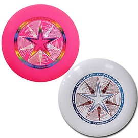 Discraft 175 Gram Ultra Star Sport Disc - 2 Pack (White & Pink)