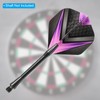 PATIKIL Extra Thick Standard Dart Flights, 15 Pack Durable Flights