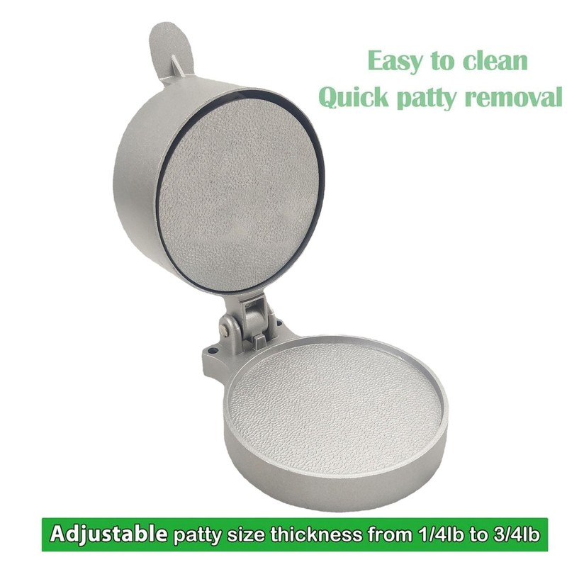 UNI-RHYTHM Professional Hamburger Press Patty Maker,Burger Press adjustable,from 1/4Lb to