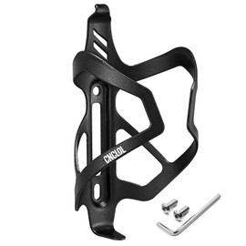 CNCLOL Bicycle Bottle Holder, Lightweight Aluminium Bicycle Drink Holder, Water Bottle Holder for Road Bike, MTB, Mountain Bike, Ebike, GravelBike, Children's Bicycle Bottle Holder (Black/Red/Blue