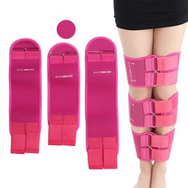 Cinturones de corrección de piernas, 3 piezas, tipo O/X, correas para enderezar las piernas, corrector de postura, cinturón profesional para enderezar las piernas para niños y adultos(XL)