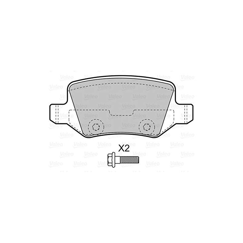 Valeo 598583 Brake Pad Set, disc brake