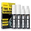 SELEAD Jumbo Tire Marker White - 4 Pack 15mm Wide