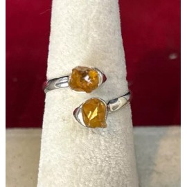 Unbranded Citrine thumb ring Sterling silver size 7
