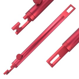 Kaelah Adjustable Tailgate, Support Rod for Motorhome, Car Door Support Bar Made of High-Quality Aluminium Alloy, Adjustable Tailgate Stand for Fresh Air